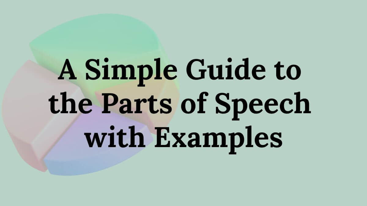 Understanding Parts of Speech