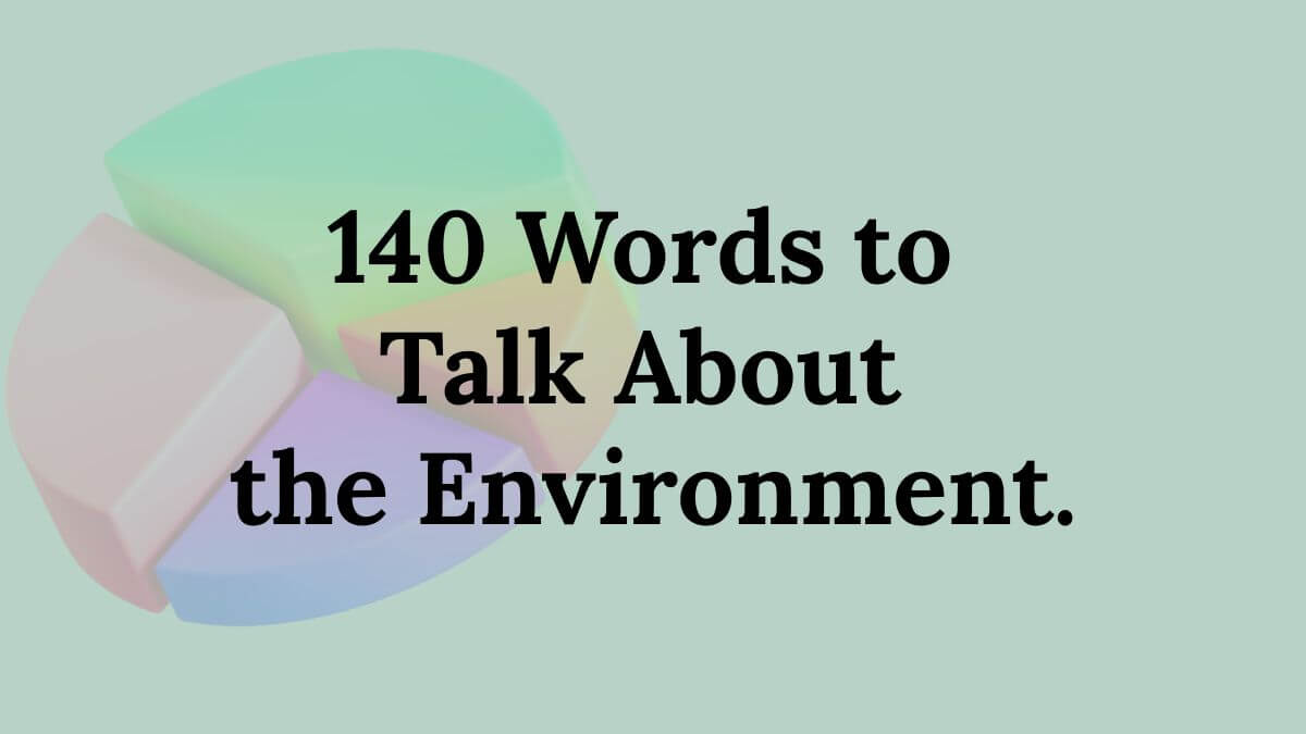 Environment Vocabulary
