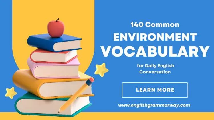 Environment Vocabulary