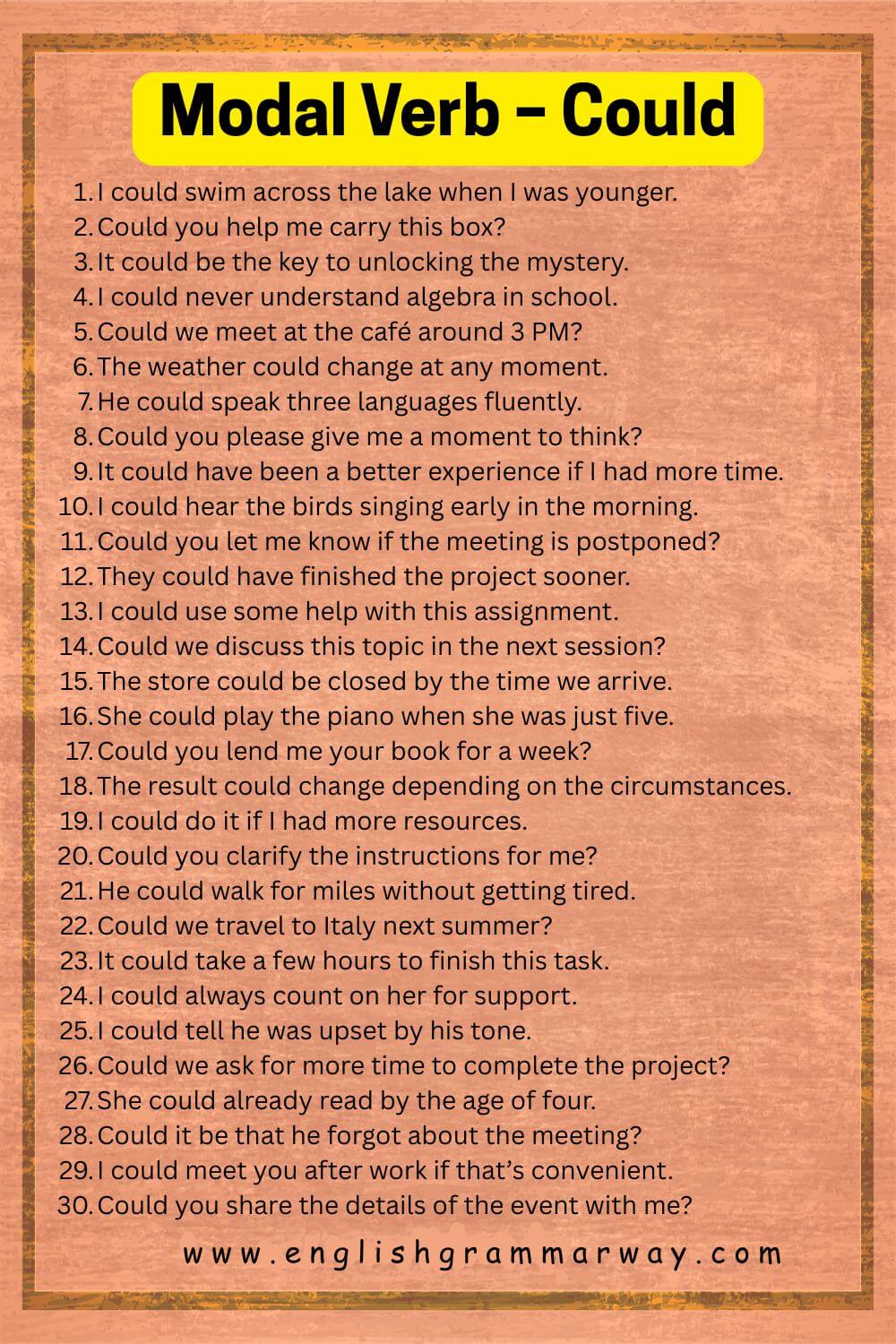 Modal Verbs