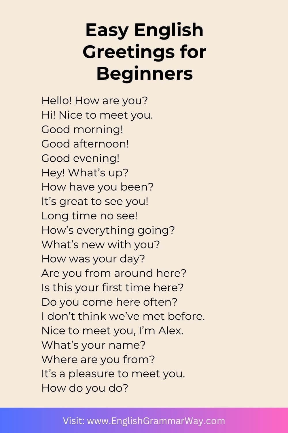Simple English Dialogues For Beginners EXBEO