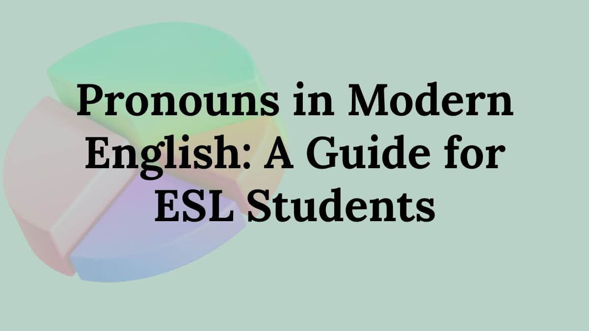 Pronouns in Modern English