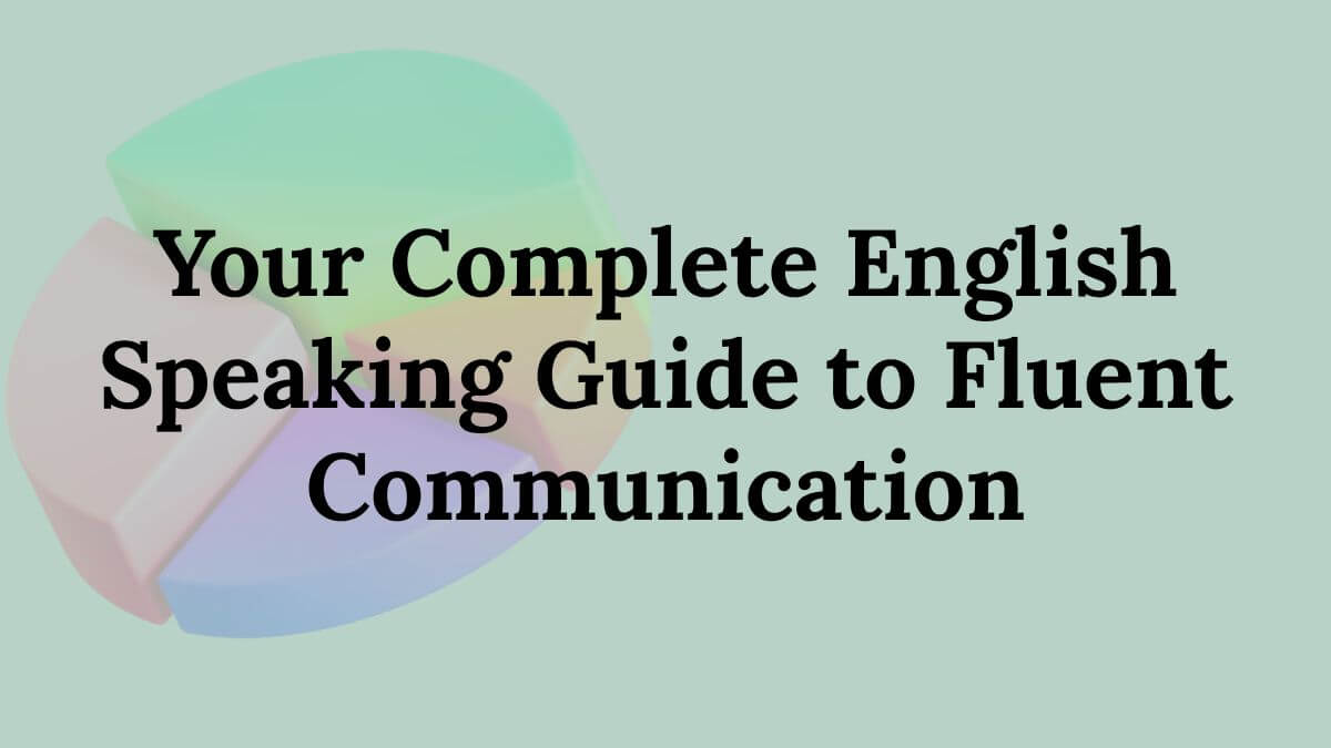 English Speaking Training