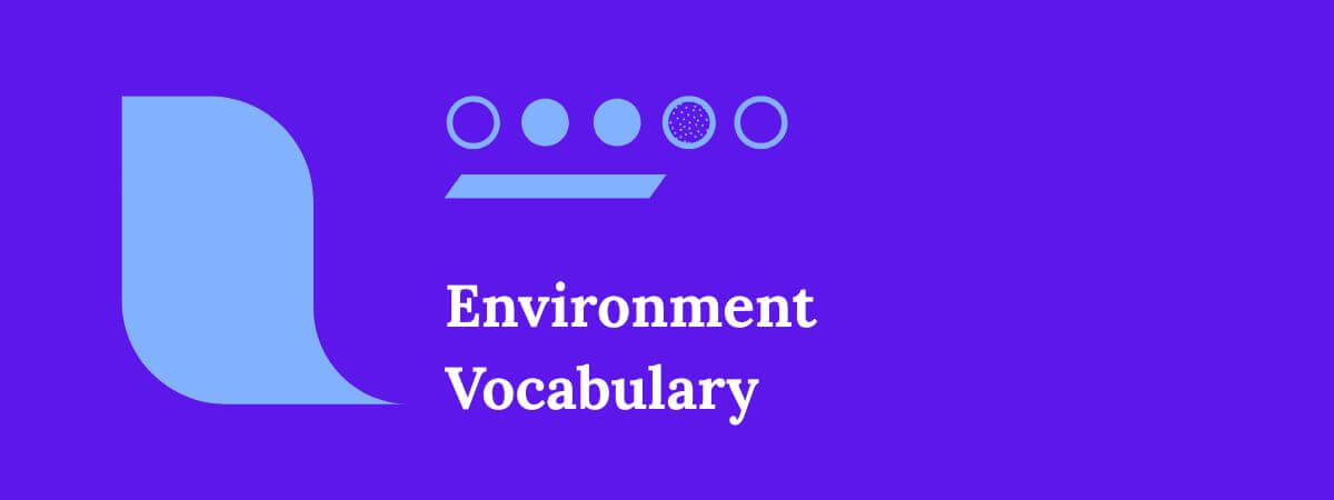 Environment Vocabulary