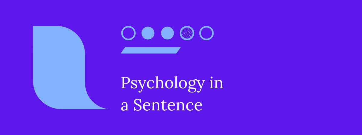 psychology in sentence 