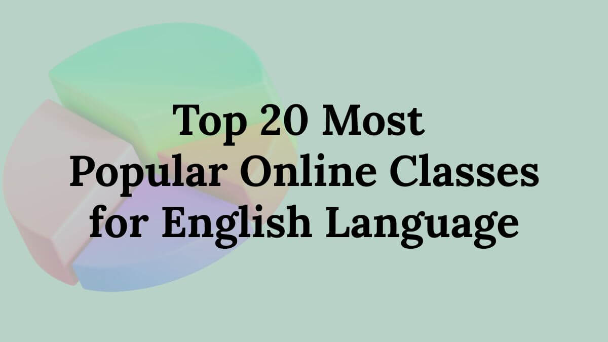 Online Classes for English Language