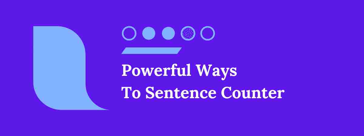 Sentence Counter 