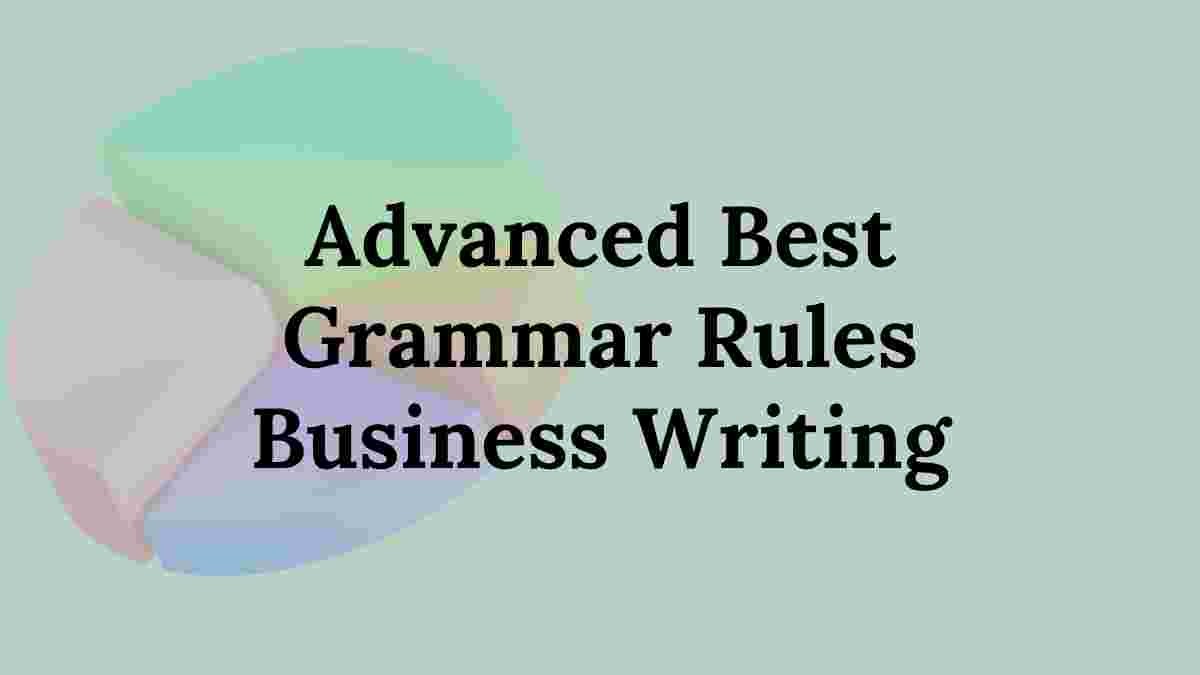 Grammar For Business