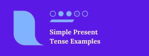Simple Present Tense Examples